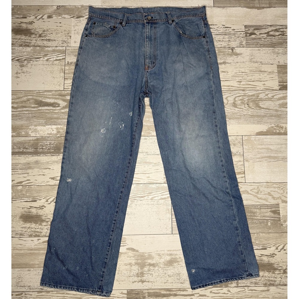 Ralph Lauren Jeans Mens 38x32 Blue Easy Fit Relaxed Straight Leg Denim Pants